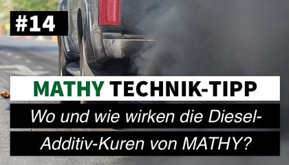 Technik-Tipp: Wo wirken die Diesel Additiv Kuren von MATHY?