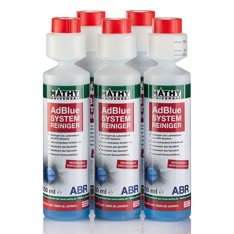 MATHY-ABR AdBlue Systemreiniger 5 x 250 ml, AdBluel-Additiv