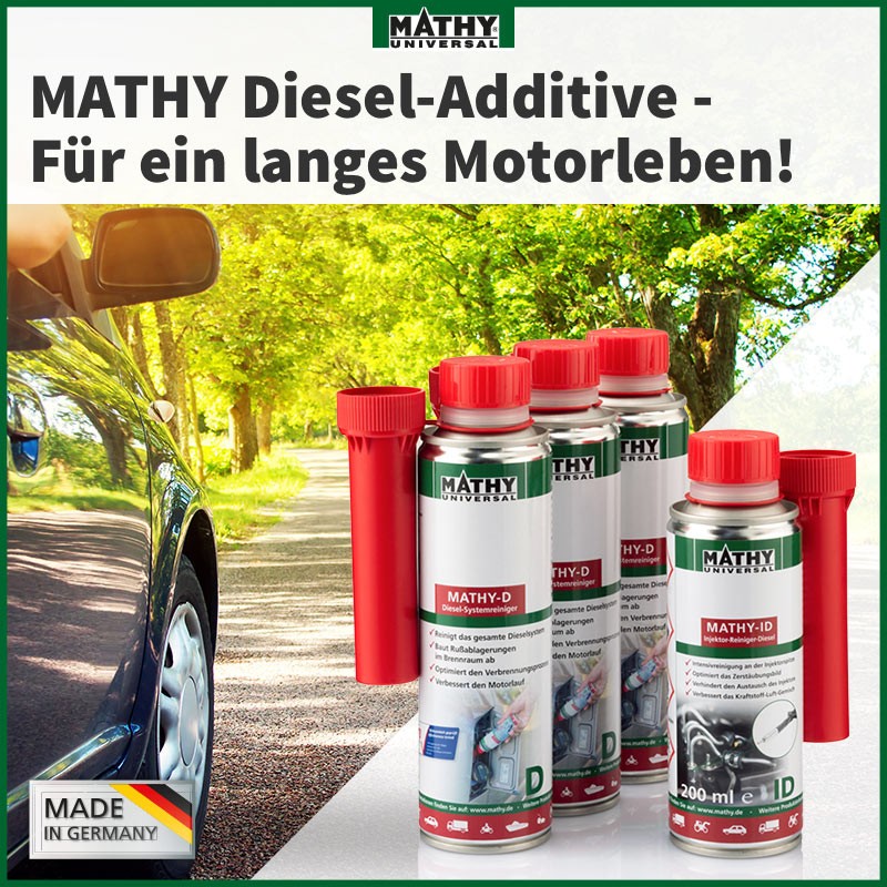 MATHY-ID Injektor-Reiniger Diesel 3 x 200 ml, Diesel-Additiv