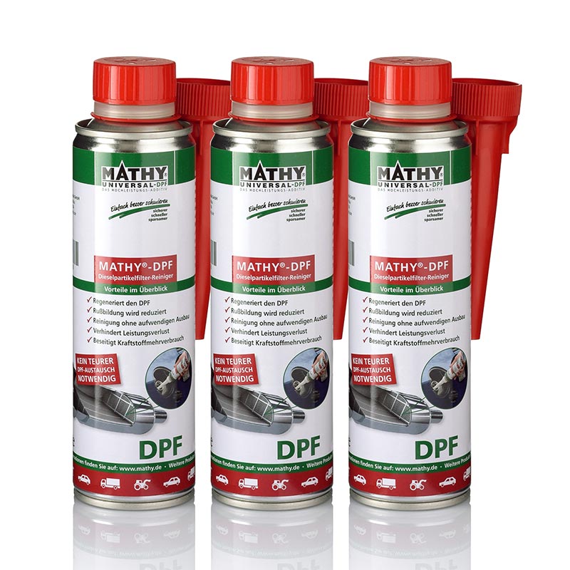 MATHY-D Diesel Systemreiniger - Diesel Additiv - Brennraum Reiniger -  Zertifizierter Diesel Reiniger, 3 x 250 ml : : Auto & Motorrad