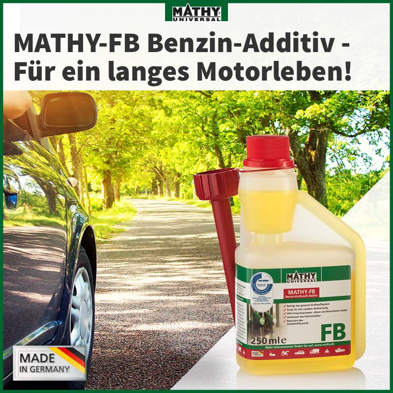 MATHY-FB Benzin-Kraftstoffadditiv 250 ml, Benzin Additiv